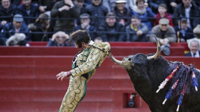 Padilla, corneado grave en el muslo y el pecho