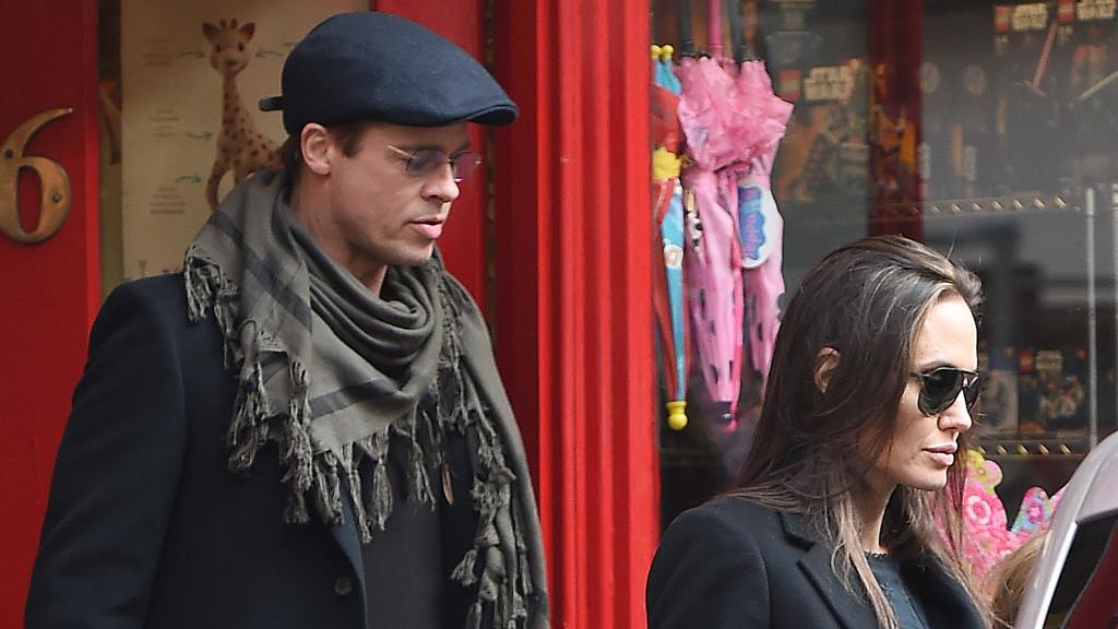 Brad Pitt y Angelina Jolie, en una de sus últimas apariciones públicas como pareja.