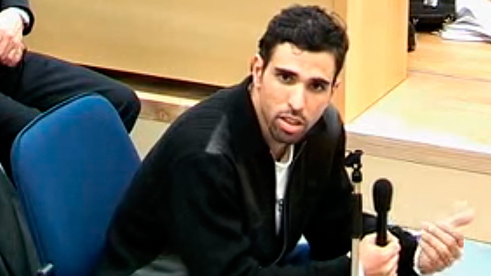 Jamal Zougam durante el juicio del 11-M.