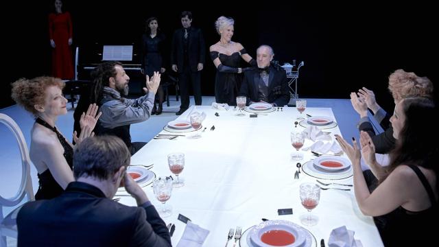 Una de las escenas de Festen, en el Centro Dramático Nacional.