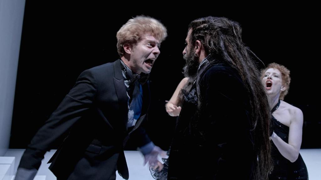 Una de las escenas de Festen, en el Centro Dramático Nacional.