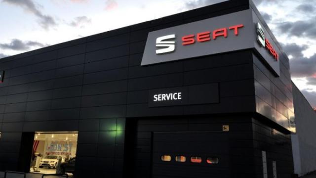 Un concesionario de Seat.
