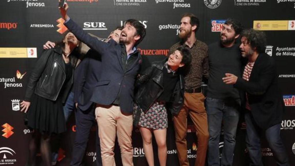 El equipo de Selfie en la presentación del festival.