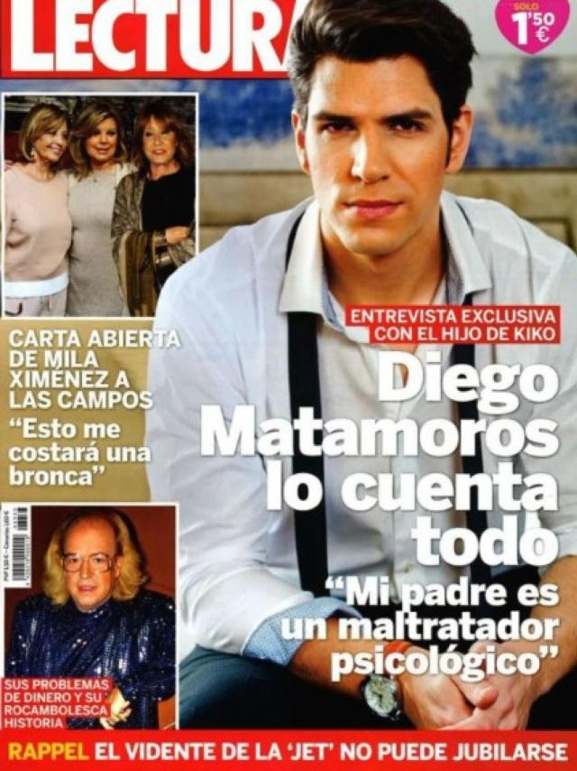 Entrevista de Diego Matamoros en Lecturas.