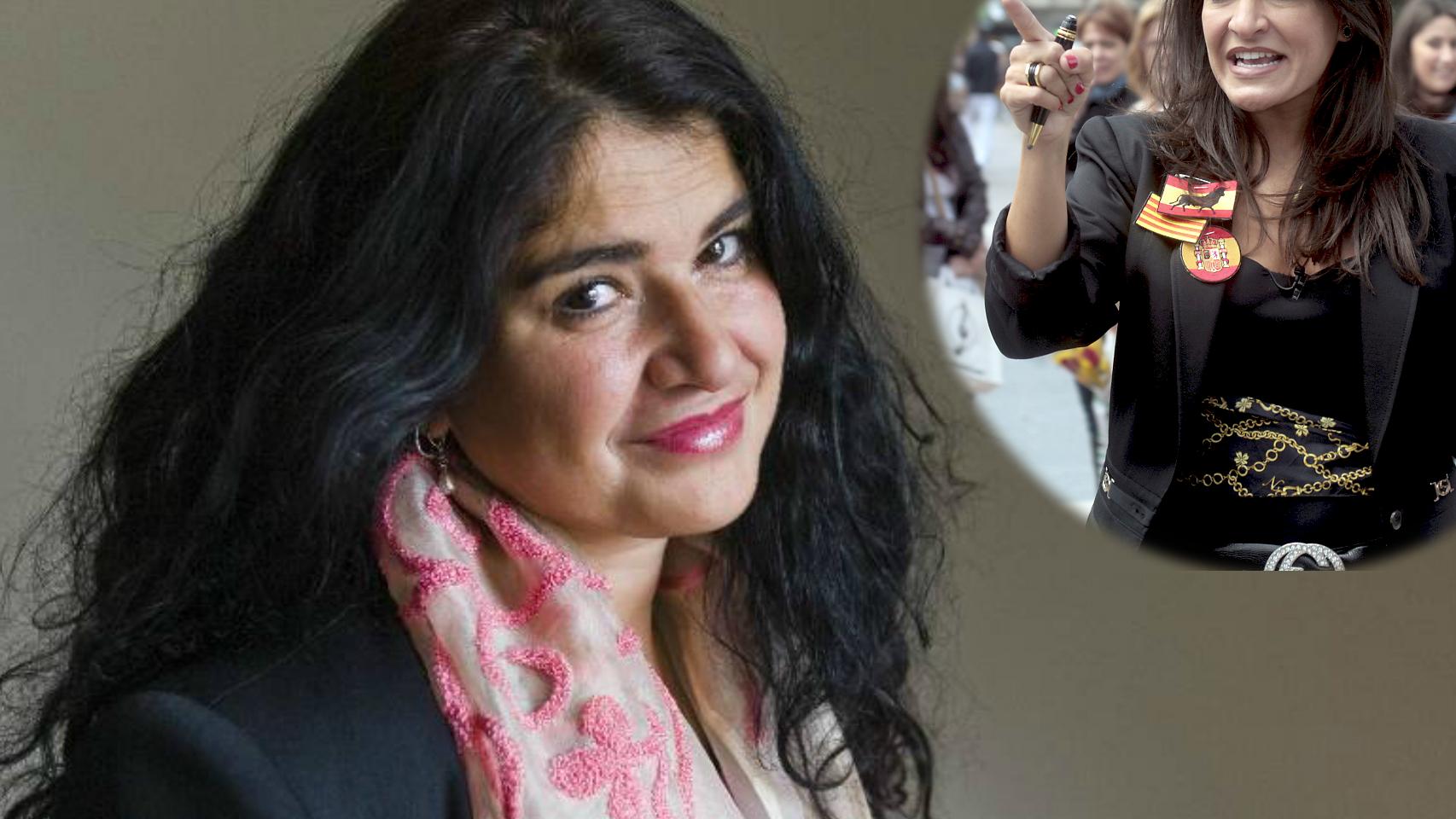 Lucía Etxebarria (izda) y Aída Nízar (dcha)