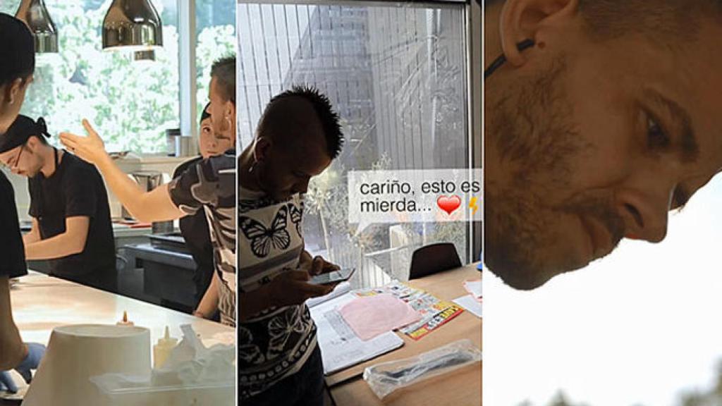 El enfado de Dabiz Muñoz con un camarero en el estreno de 'El Xef'