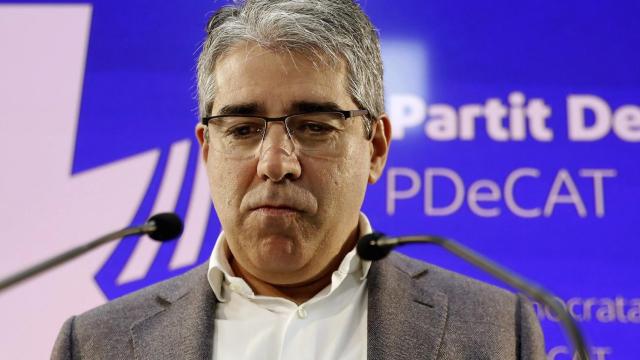 Francesc Homs, este miércoles en Barcelona.