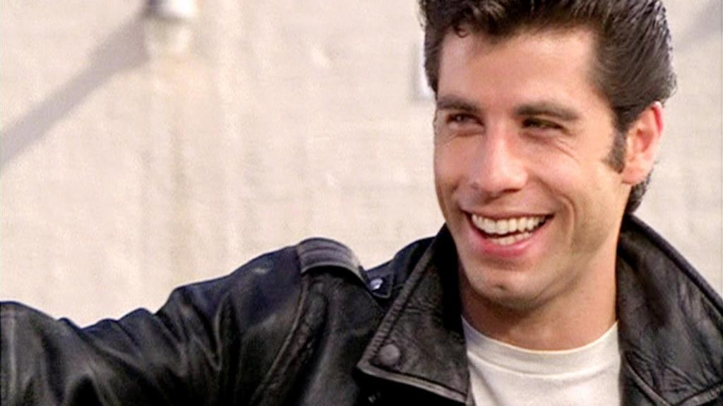 John Travolta en una escena de la película Grease, (1978).