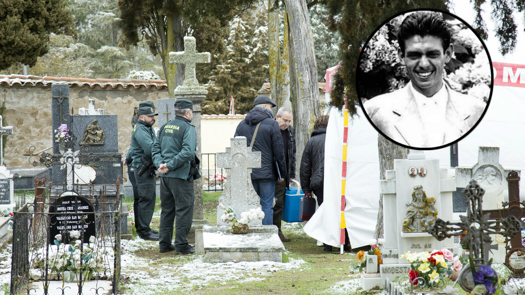 Así ha sido la fría exhumación del marido de la ‘duquesa roja’.