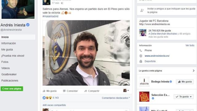 Iniesta fue Llull por unos momentos en las redes sociales.