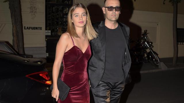 Risto Mejide con su novia Laura Escanes.