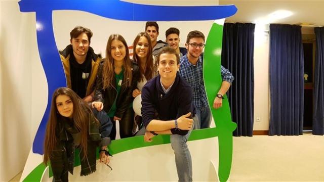 Algunos de los alumnos del centro.