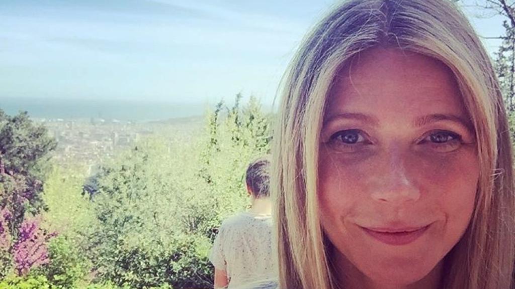Gwyneth Paltrow en su primer día en Barcelona.