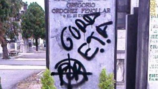 Imagen de la tumba de Gregorio Ordoñez.