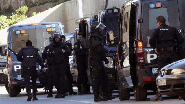 Efectivos de la Policía Nacional.