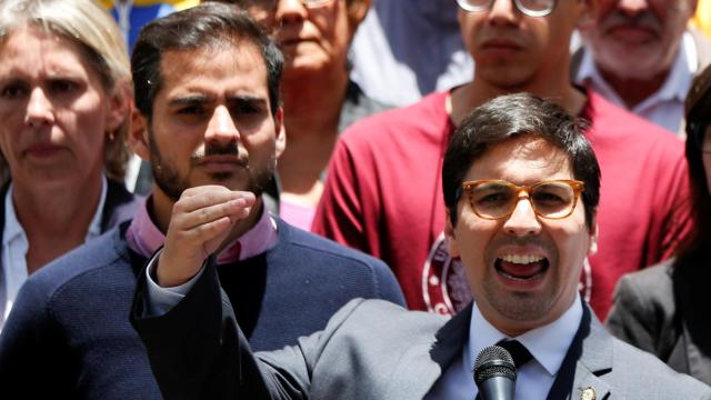 El vicepresidente de la Asamblea, Freddy Guevara, este domingo.