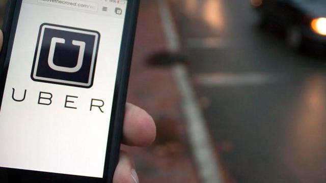 La aplicación Uber.