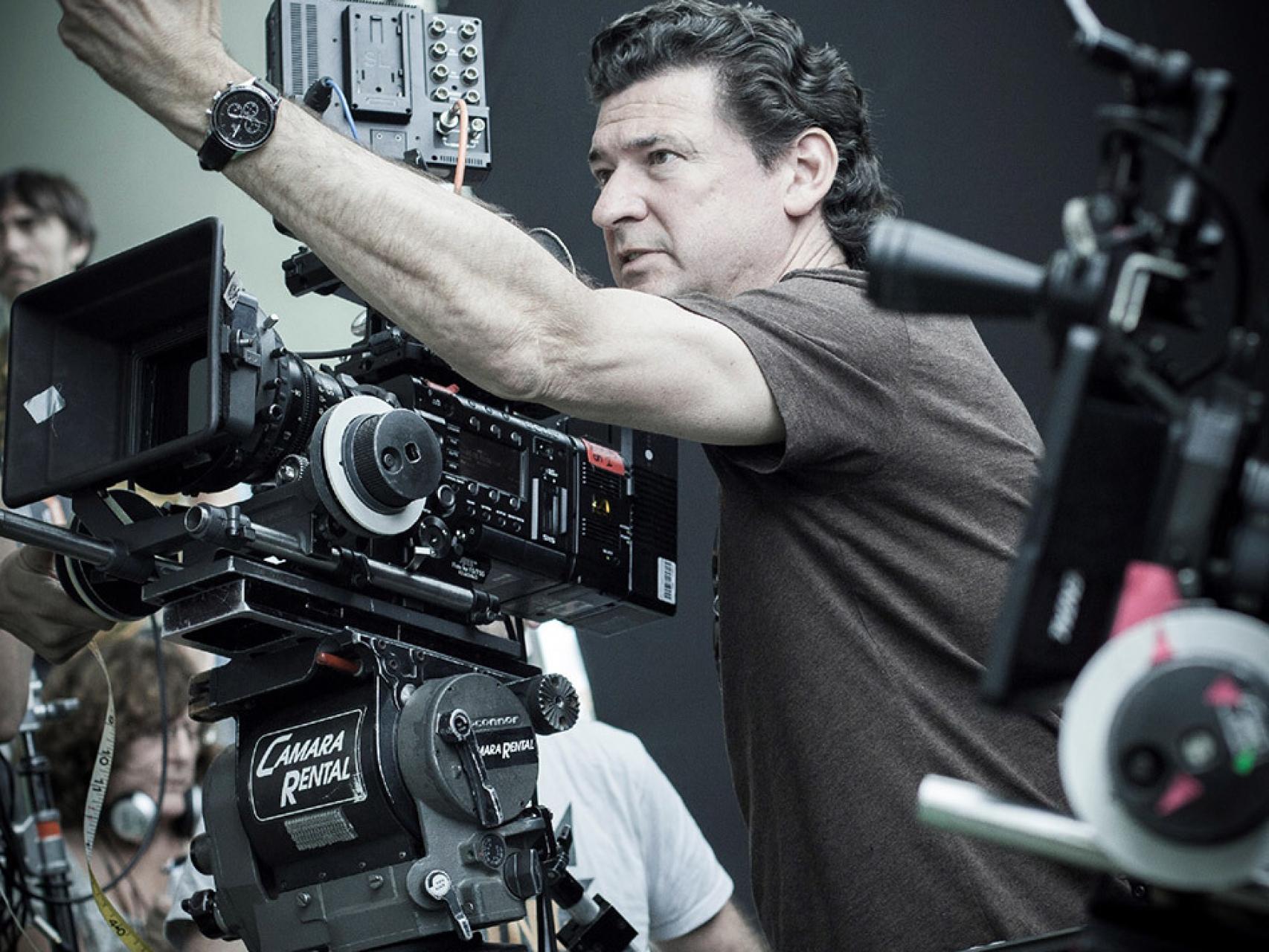 Julio Medem en el rodaje de Ma Ma.