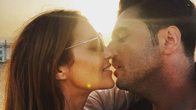 Paula Echevarría y David Bustamante en Maspalomas (Gran Canaria)