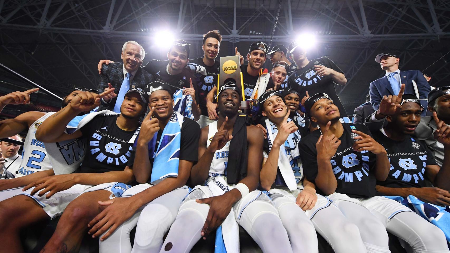 Imagen de los ganadores de la final de la NCAA.