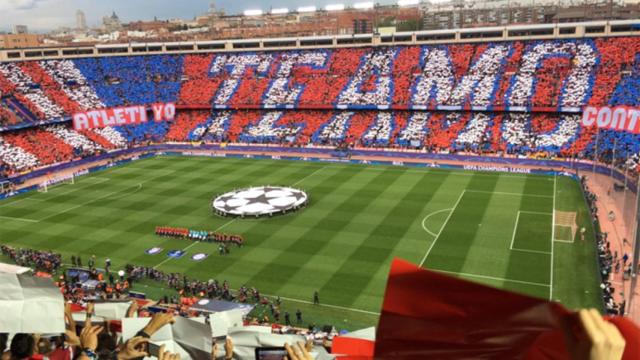 Estadio Vicente Calderón.