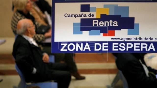 Una oficina de la Agencia Tributaria en Madrid.