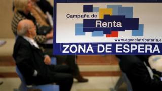 Una oficina de la Agencia Tributaria en Madrid.