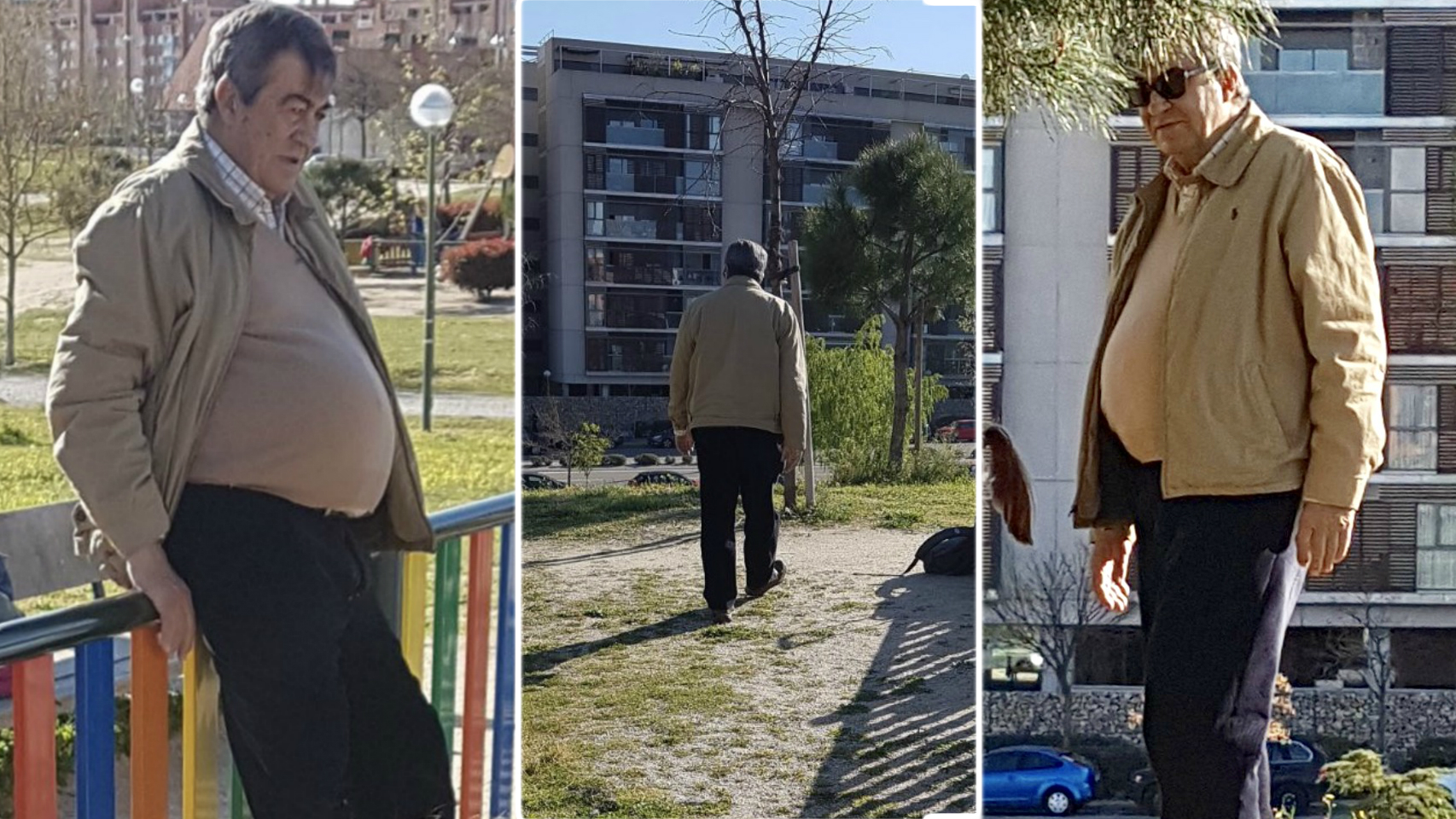 Francisco Álvarez-Cascos, captado por nuestros fotógrafos en un parque de Madrid.