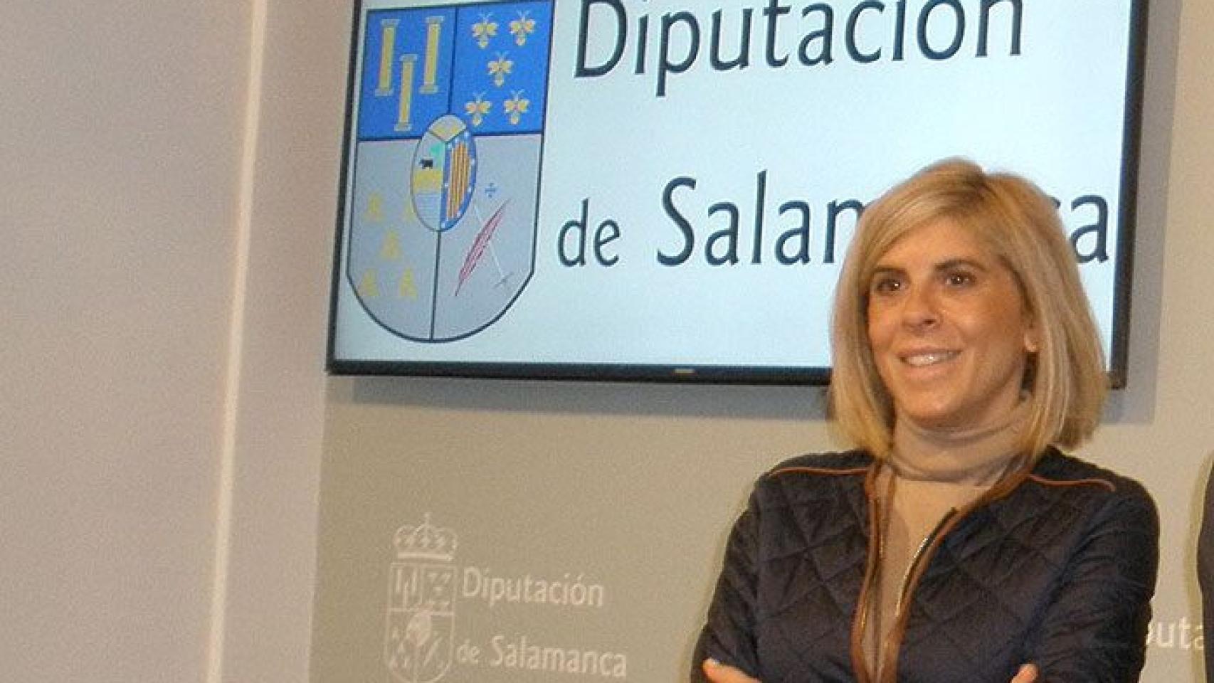Chabela de la Torre, cuando era vicepresidenta de la Diputación de Salamanca