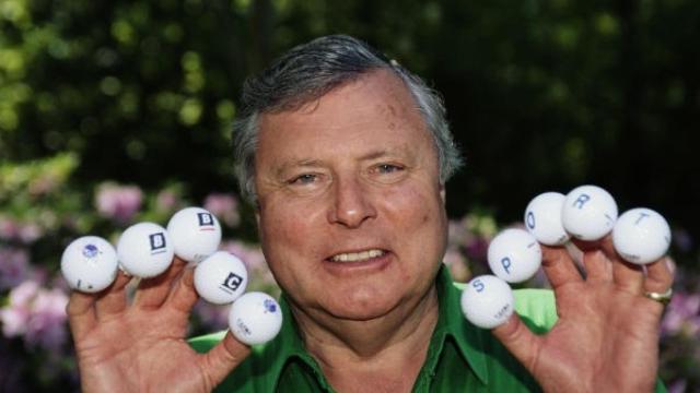 El periodista de la BBC Peter Alliss.