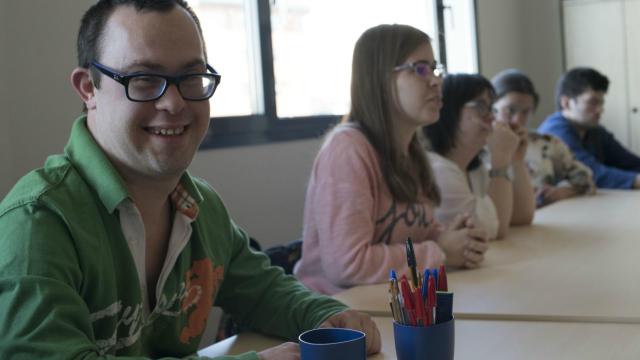 Raúl Sánchez es un joven trabajador con Síndrome de Down.