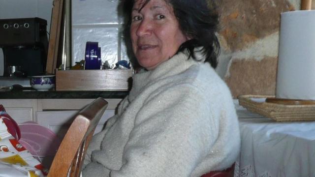 Mauricia Ibáñez, en su vivienda de la localidad burgalesa de Palacios de la Sierra.