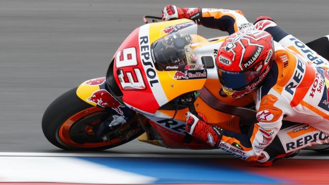 Marc Márquez rodando este sábado en Argentina.
