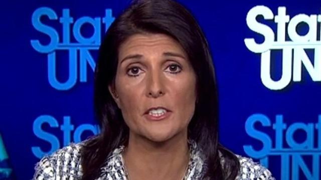 La embajadora de EEUU en Naciones Unidas, durante su intervención en la CNN