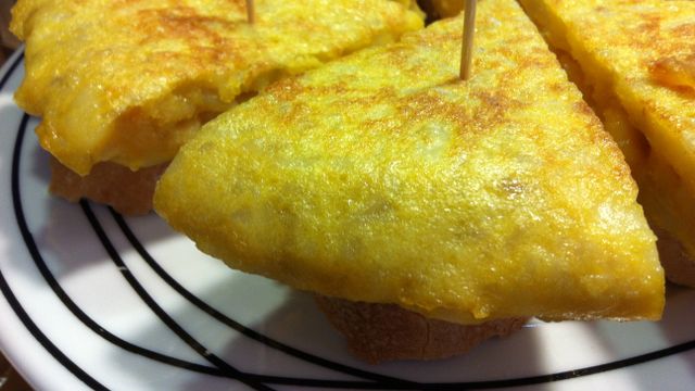 La aclamada tortilla de patatas.