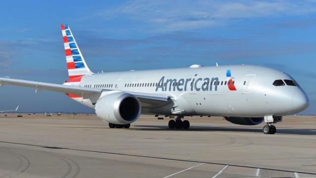 Un avión de American Airlines.