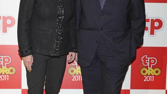 Teresa Rabal y Eduardo Rodrigo en los premios TP 2011.