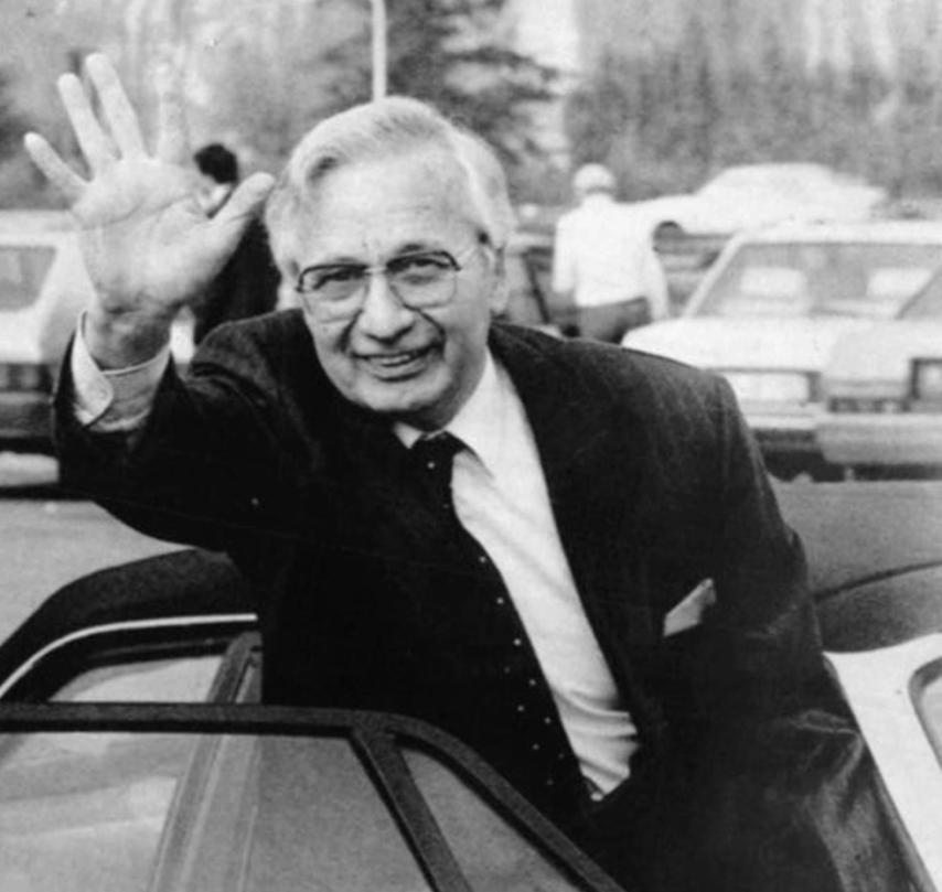 Licio Gelli en la época en que el escándalo de la Propaganda Dos y el Banco Ambrosiano.