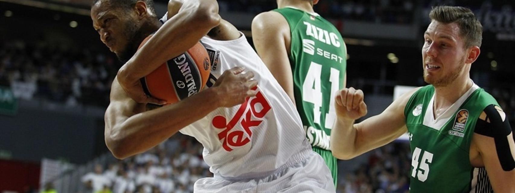 Anthony Randolph frente a Dairis Bertans en el último partido entre ambos equipos.