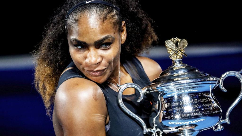 Serena, con el título de campeona del Abierto de Australia