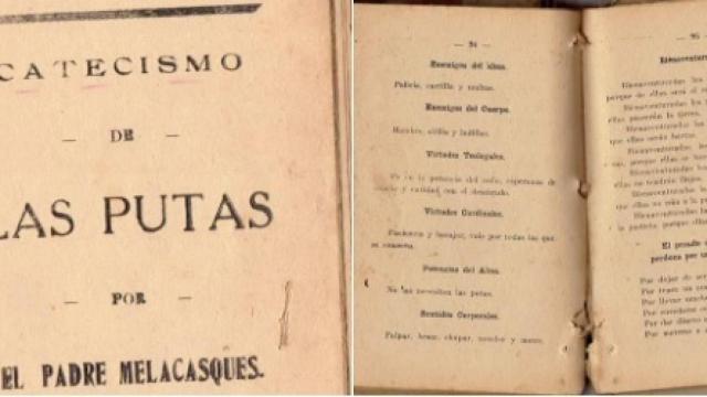 El 'Padre Melacasques' es el singular autor de esta obra de literatura erótica.