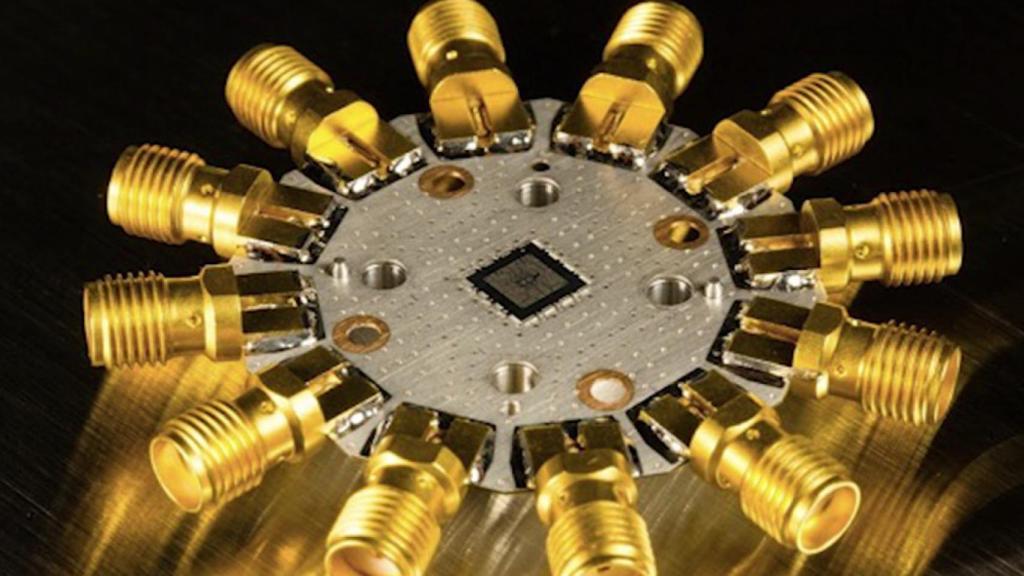 Chip cuántico de Google.