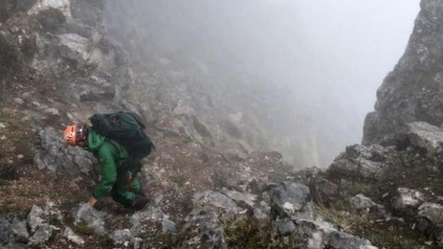 Operativo del rescate en Picos de Europa.