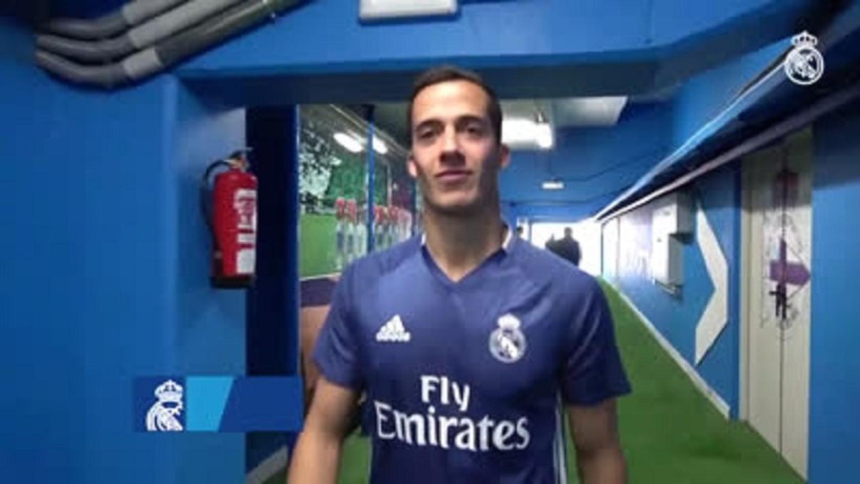 Lucas Vázquez tras la victoria en Riazor