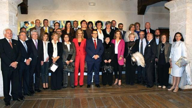 Foto de familia en la Semana Cervantina de Campo de Criptana