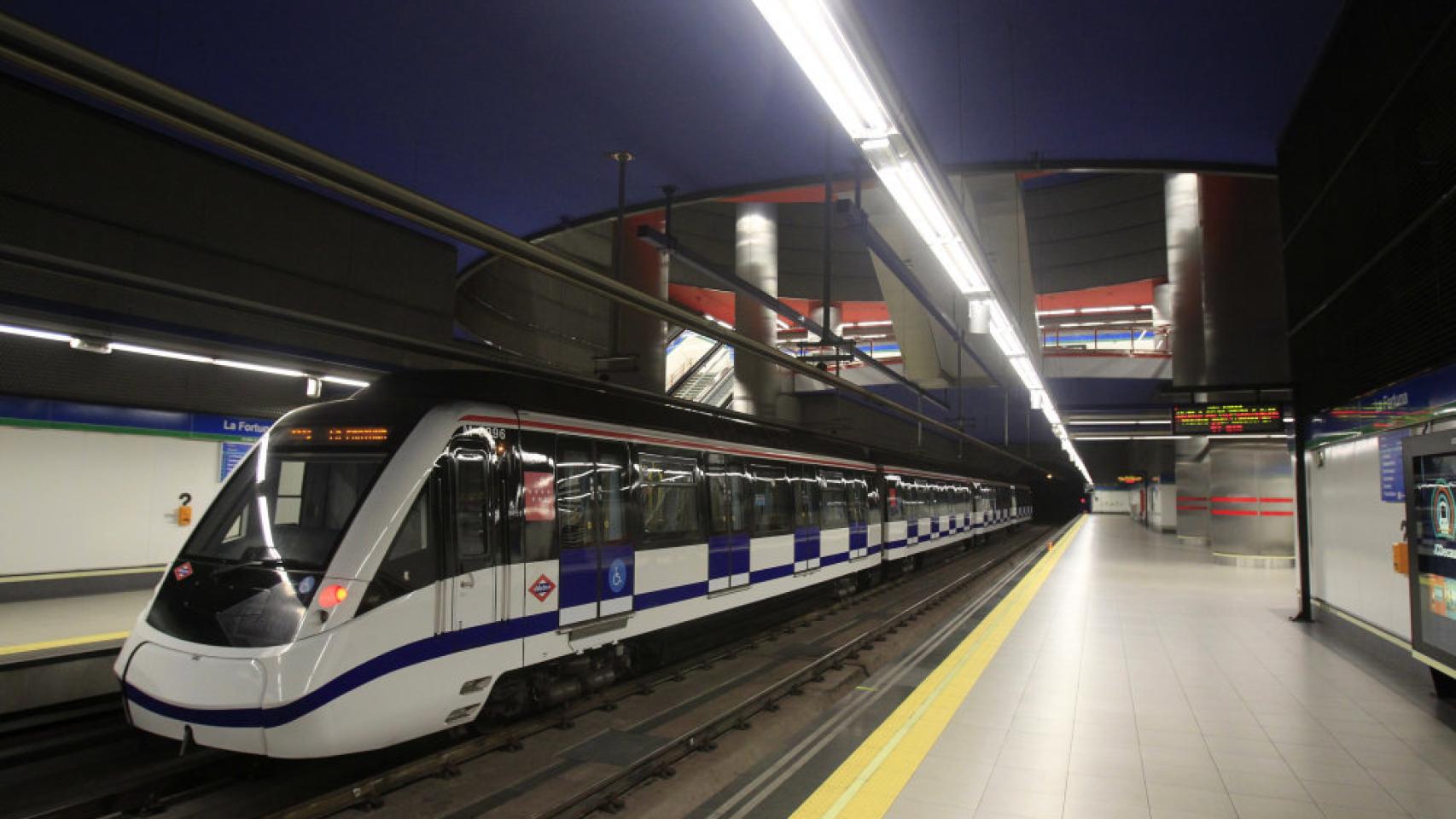Uno de las estaciones de metro de Madrid