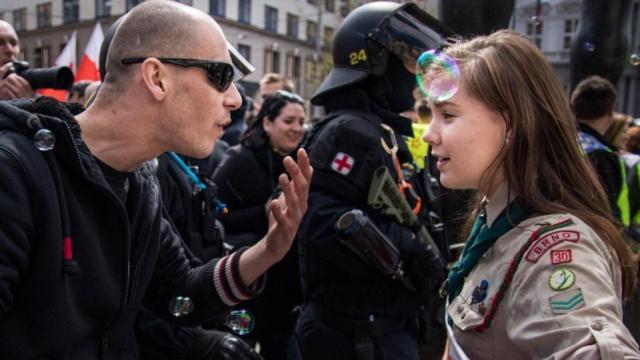 El momento captado por Vladimír Čičmanec