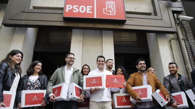 Los representantes de Susana Díaz, vencedora en número de avales.