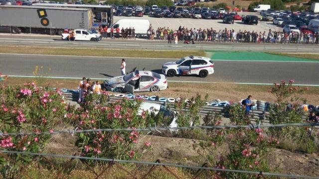 El ‘safety car’ de MotoGP se estrella en Jerez