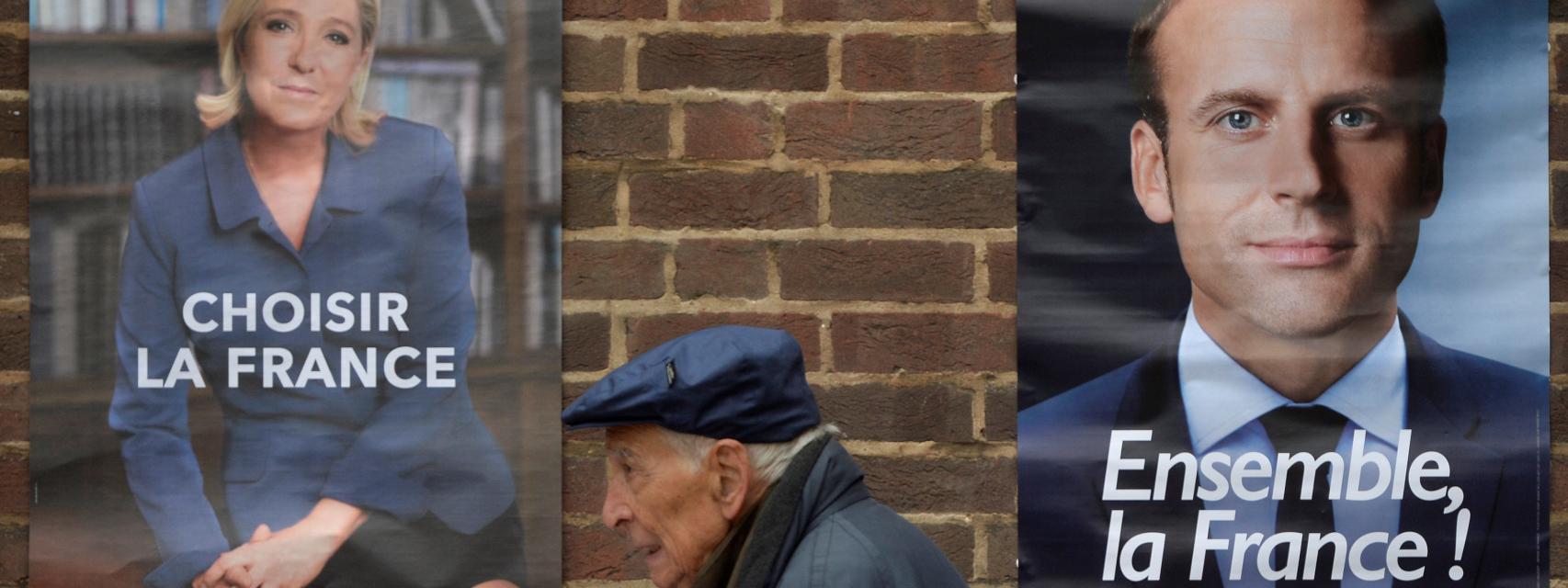 Macron y Le Pen se juegan el Elíseo.